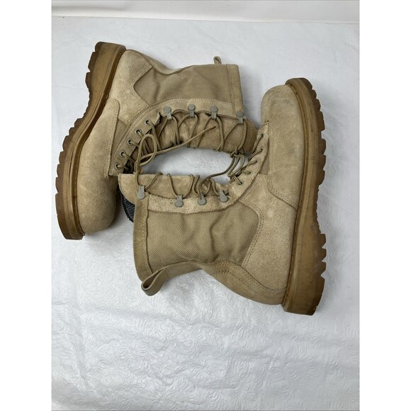 Rocky 790G Mens 9.5 R Military Combat Boots Tan Suede Gore-Tex Vibram Tactical main image 5